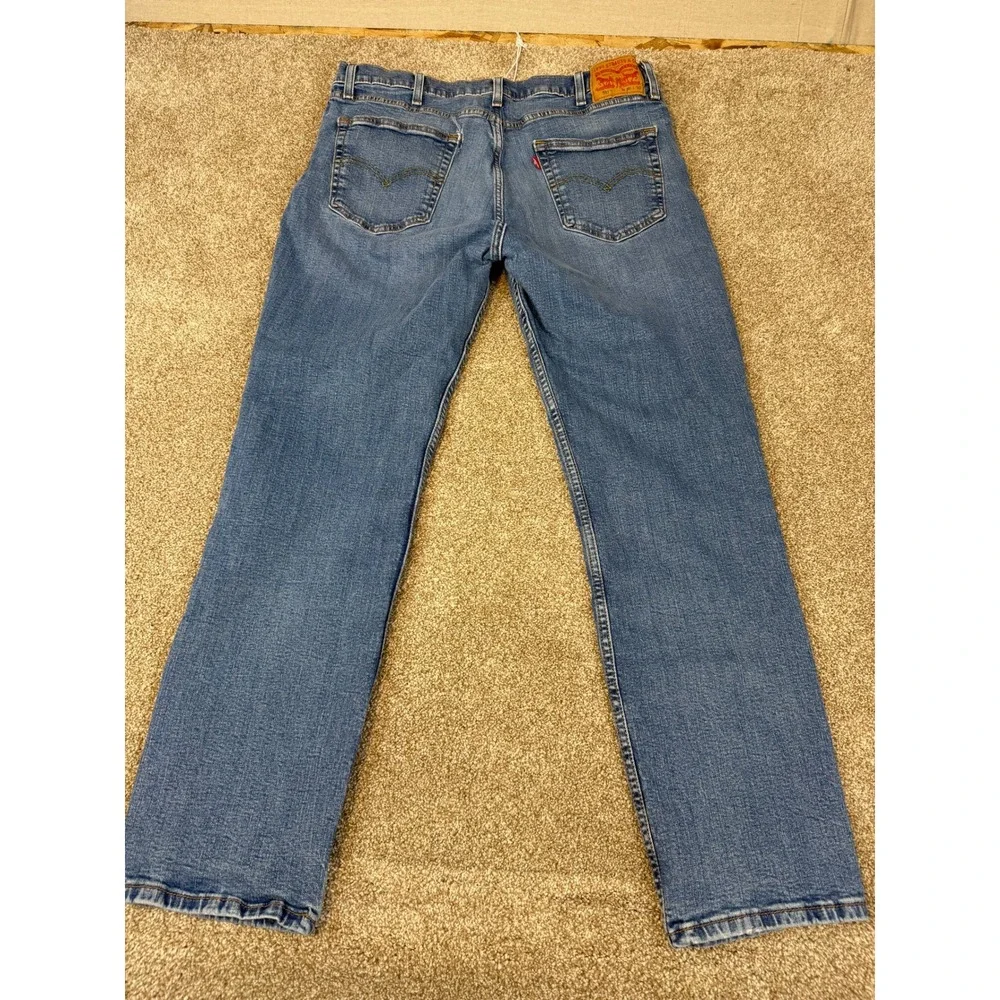 Levis 511 Slim Fit Mens Jeans W38 L32 Medium Wash Blue Denim 38x32 Grunge Work